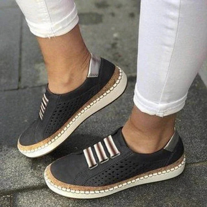 Women's Comfortable Flat-Soled Sneakers for Bunion Relief