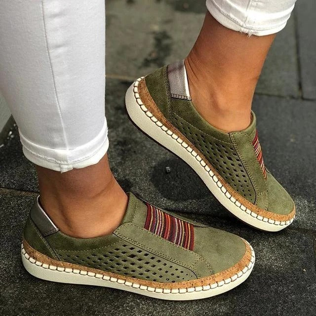 Women's Comfortable Flat-Soled Sneakers for Bunion Relief