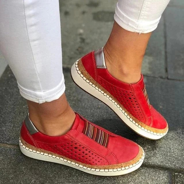Women's Comfortable Flat-Soled Sneakers for Bunion Relief