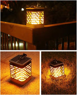 Solarbetriebene LED Gartenlaterne mit stilvollem Design