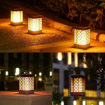 Solarbetriebene LED Gartenlaterne mit stilvollem Design