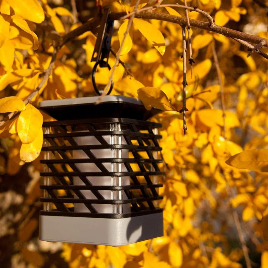 Solarbetriebene LED Gartenlaterne mit stilvollem Design