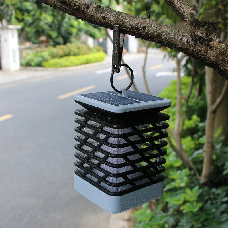 Solarbetriebene LED Gartenlaterne mit stilvollem Design
