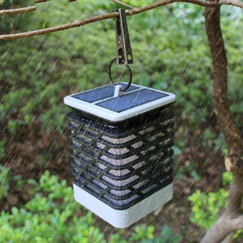 Solarbetriebene LED Gartenlaterne mit stilvollem Design