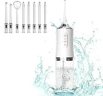 Cordless Water Flosser with Replaceable Nozzles for Oral Care