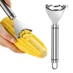 Ergonomic Stainless Steel Corn Stripper with Secure Grip