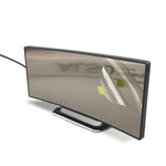 Elegant LED clock with curved design