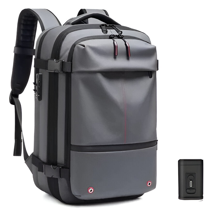 Versatile backpack with integrated compression system