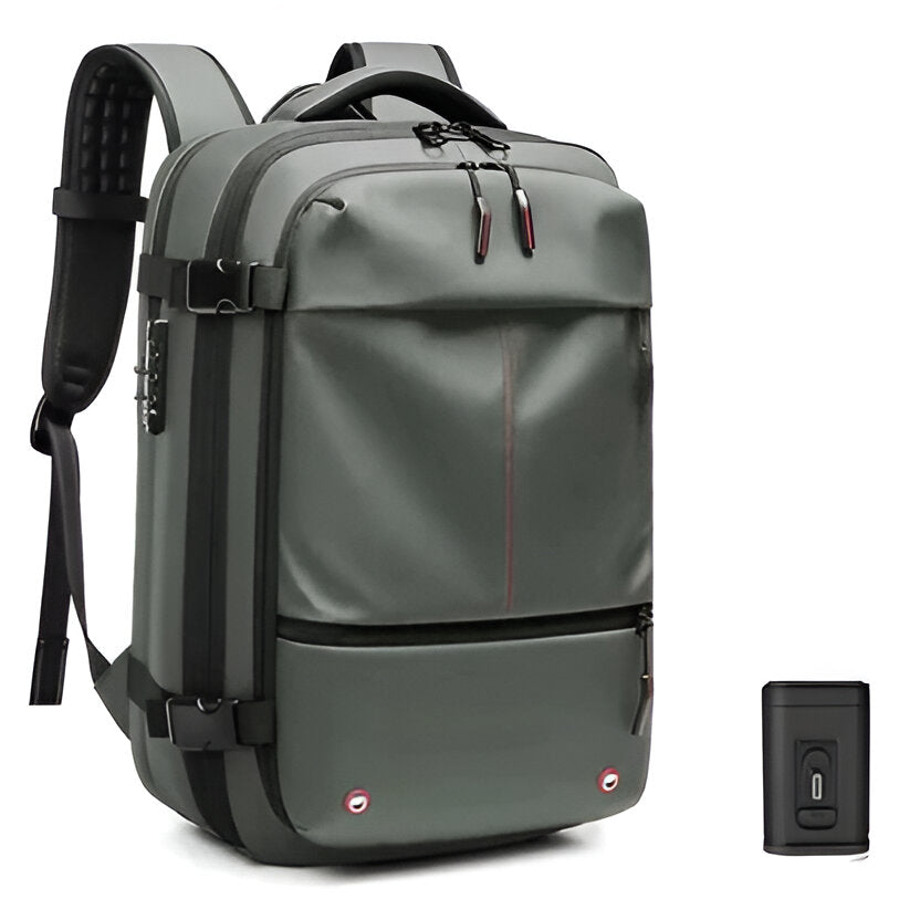 Versatile backpack with integrated compression system