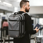 Versatile backpack with integrated compression system