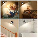Rechargeable Wall Light with 360° Rotation