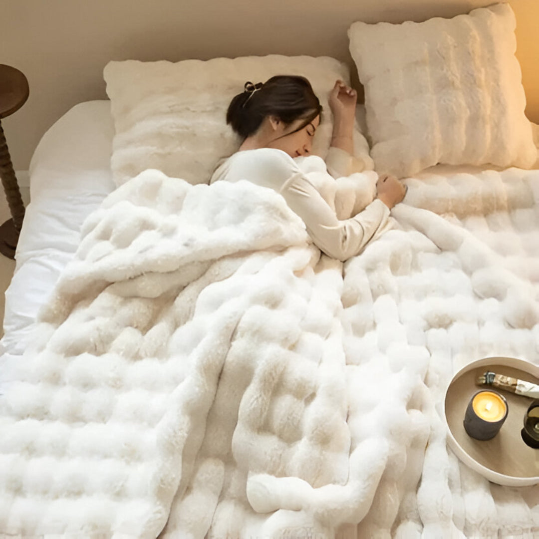 Vielseitige Decke für jedes Wetter mit Stil