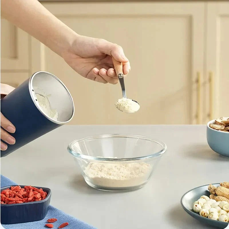 Kompakter Mini-Mahlwerk mit Edelstahlklingen, 50–60g Kapazität