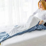 Bequeme Haifisch-Decke mit Kapuze aus weichem Flanell