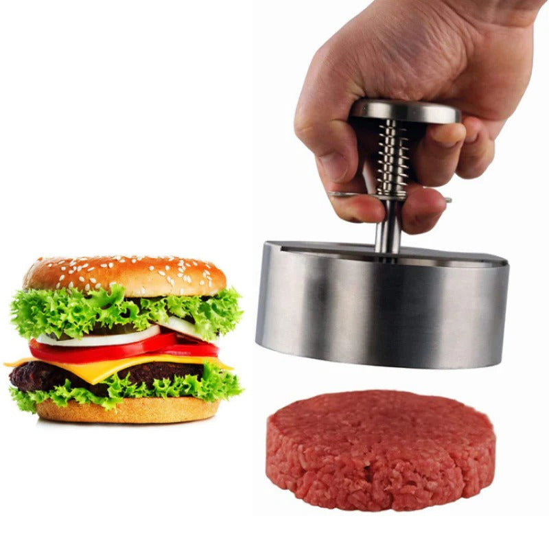 Stainless Steel Burger Press for Uniform 5-Inch Patties