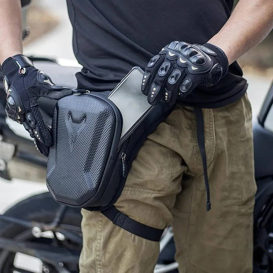 Waterproof Motorcycle Leg Bag with Secure Storage