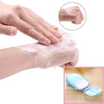 Practical soap sheets for on the go – Ideal for travel and camping