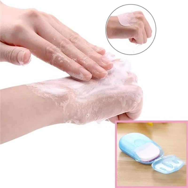 Practical soap sheets for on the go – Ideal for travel and camping
