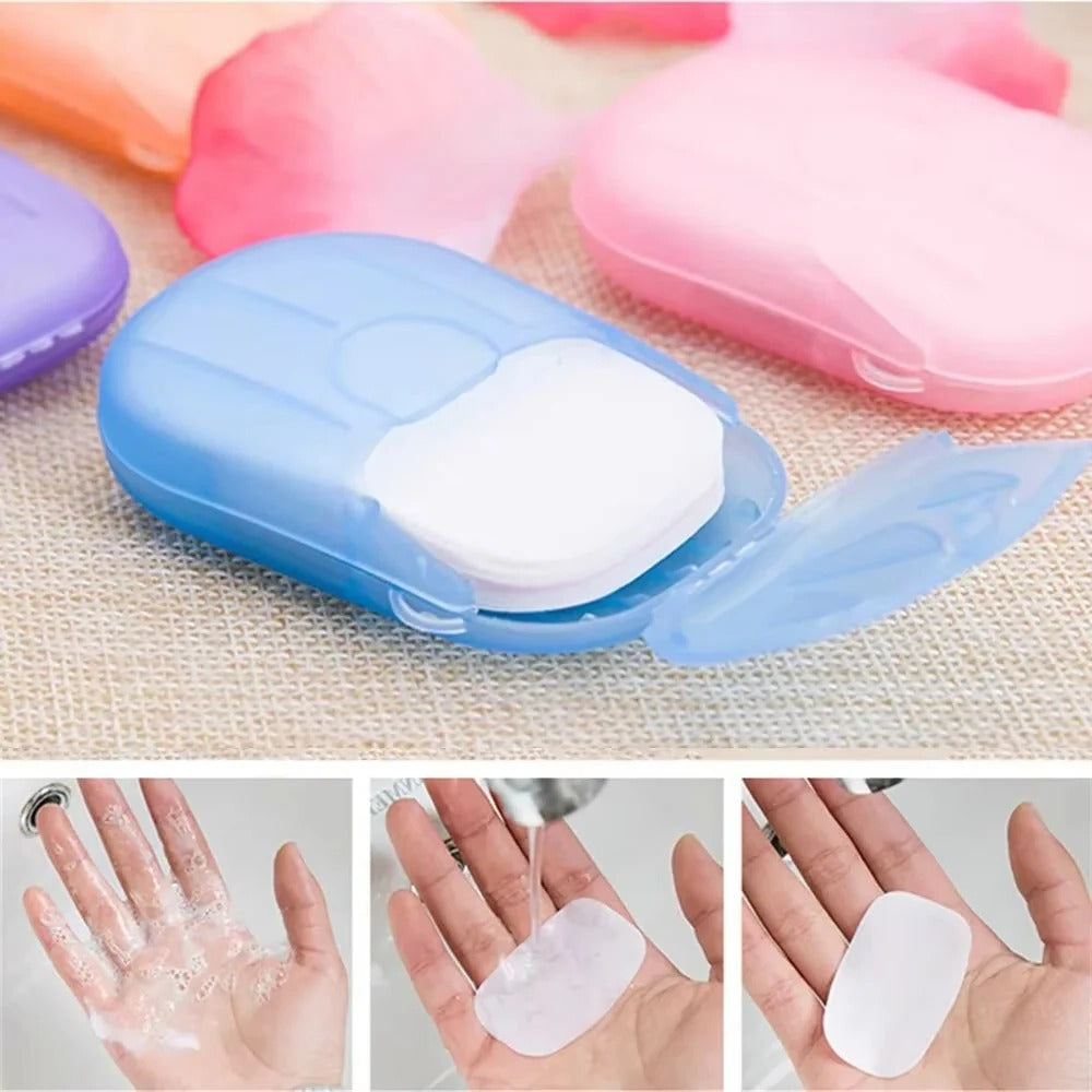 Practical soap sheets for on the go – Ideal for travel and camping