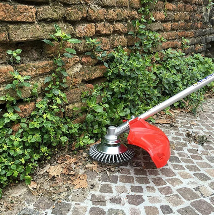 Robust Wire Brush for Efficient Weed Removal