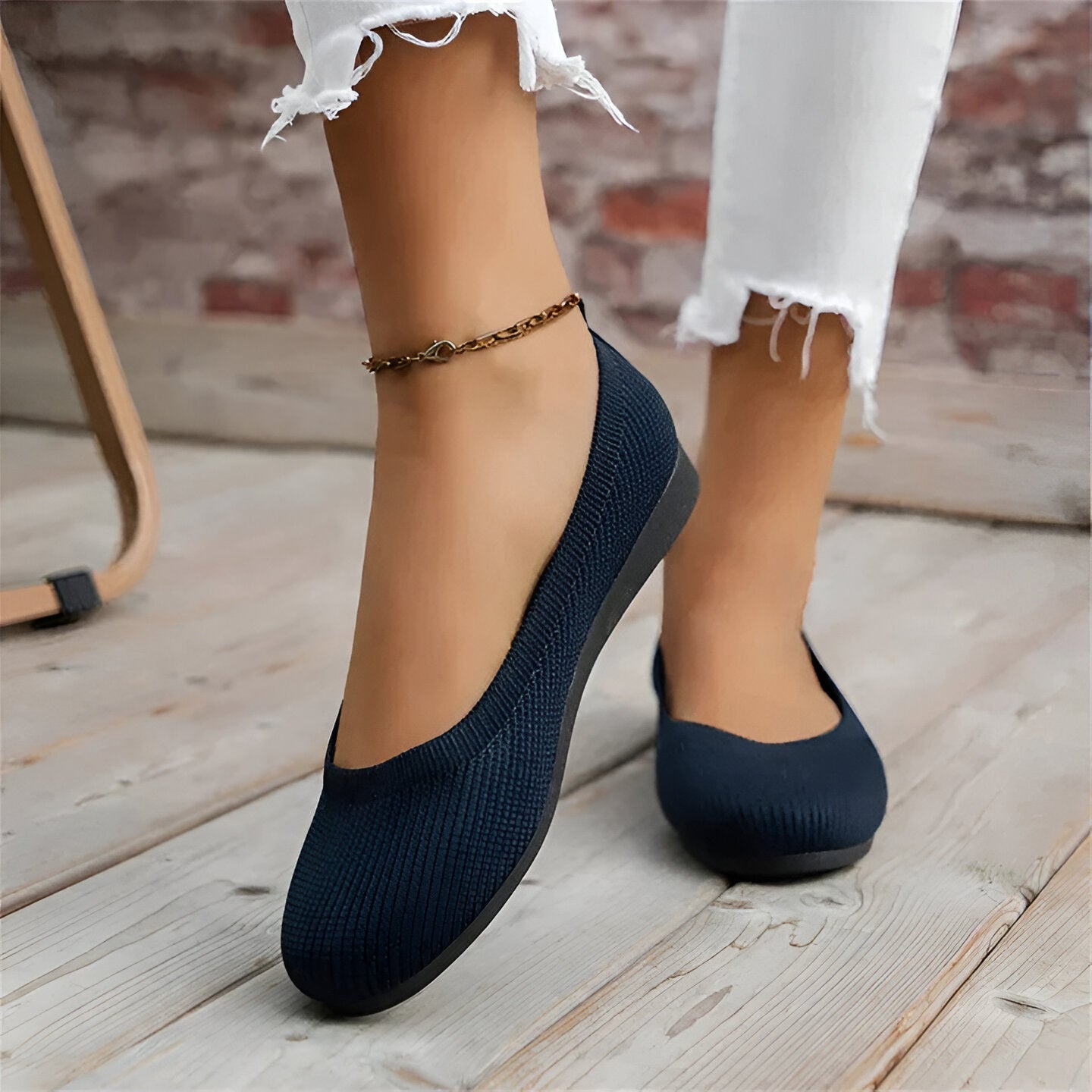 Comfortable Women's Slip-On Shoes with Arch Support