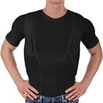 Unisex Compression Shirt with Hidden Pockets for Everyday Use