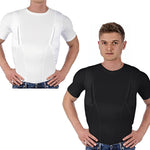 Unisex Compression Shirt with Hidden Pockets for Everyday Use