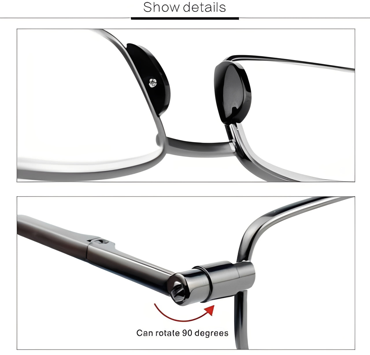 Ultraleichte Faltbare Lesebrille im kompakten Design