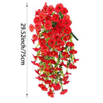 Artificial Hanging Blossom Vines for Outdoor Areas