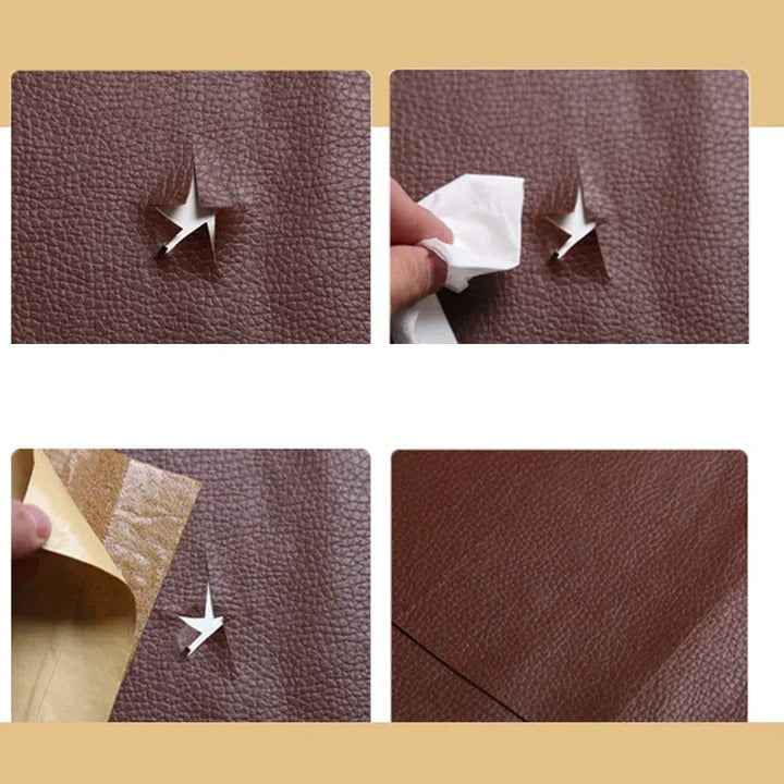 Customizable Leather Repair Tape for Furniture and Vehicles