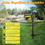 Solarbetriebener Bewegungsmelder-Bewässerungssystem zum Schutz von Gärten