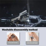 Precise Stainless Steel Nose Hair Trimmer for Gentle Grooming