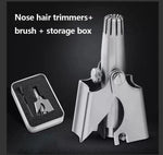 Precise Stainless Steel Nose Hair Trimmer for Gentle Grooming