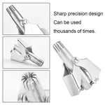 Precise Stainless Steel Nose Hair Trimmer for Gentle Grooming