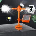 Solar-Powered 360° Bird Repellent with Reflective Elements