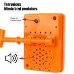 Solar-Powered 360° Bird Repellent with Reflective Elements