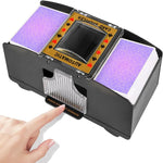 Automatic card shuffler for carefree gaming enjoyment