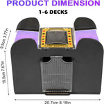 Automatic card shuffler for carefree gaming enjoyment