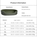 Nachhaltiges Haustierbett aus umweltfreundlichen Materialien
