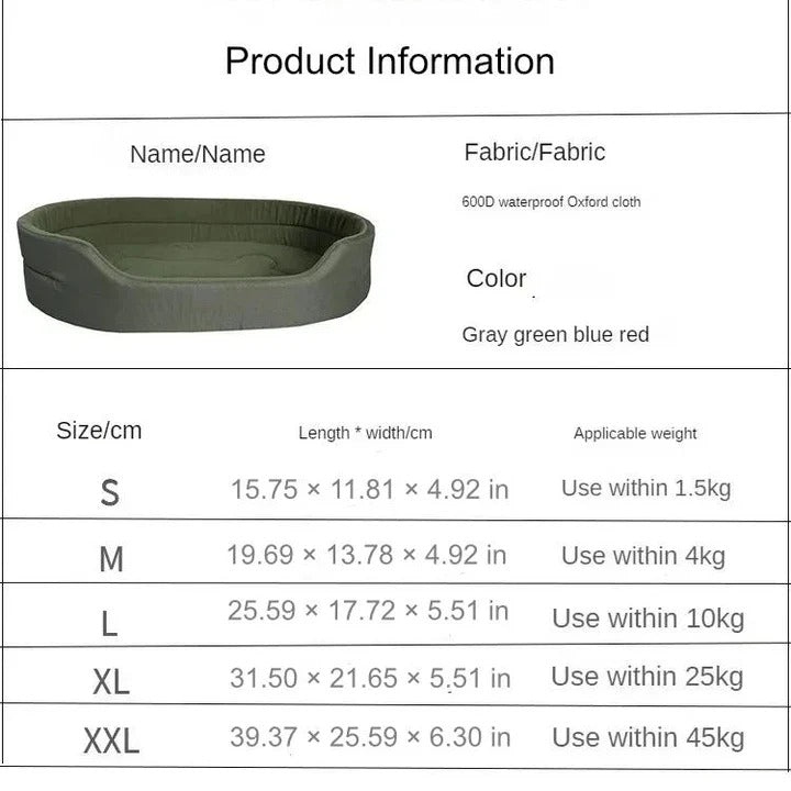 Nachhaltiges Haustierbett aus umweltfreundlichen Materialien