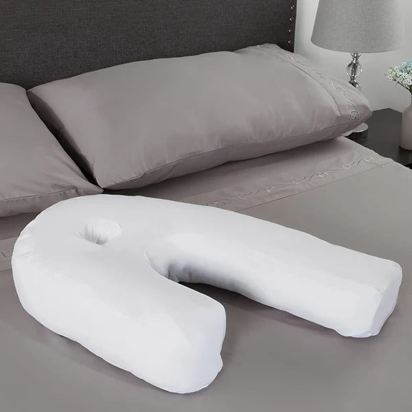 Ergonomisches Seitenschläferkissen – Sanfter Memory-Schaum mit Ohrvertiefung