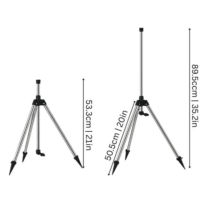 Verstellbarer Dreibeinregner mit Hohem Druck und 360° Abdeckung