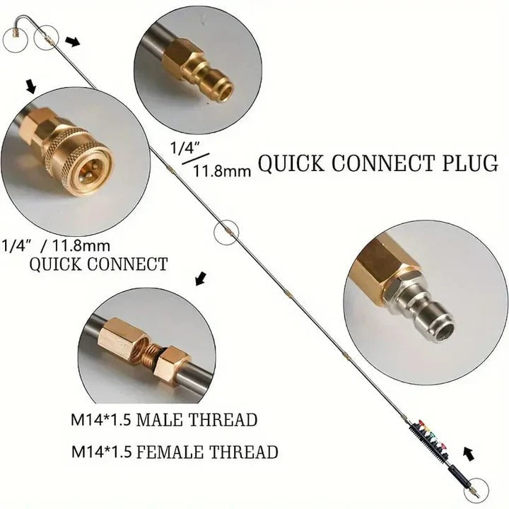 Expandable Pressure Washer Set for Effortless Cleaning