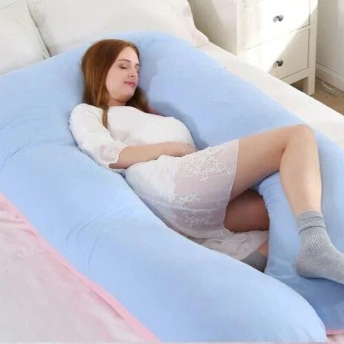 U-Shaped Comfort Pillow – Customizable Full Body Pillow for Restful Sleep