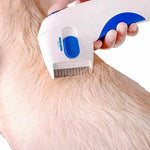 Electric grooming comb for gentle and chemical-free pet care