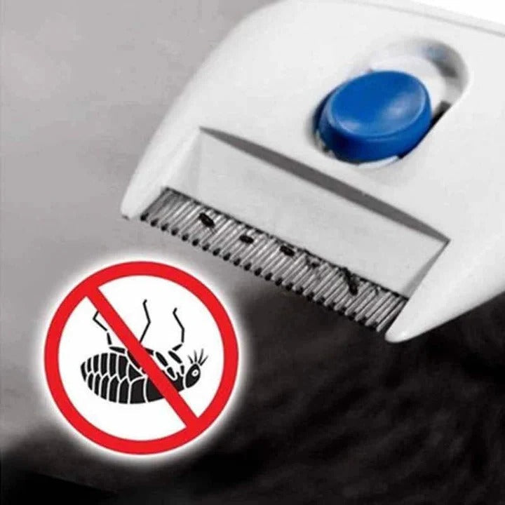 Electric grooming comb for gentle and chemical-free pet care