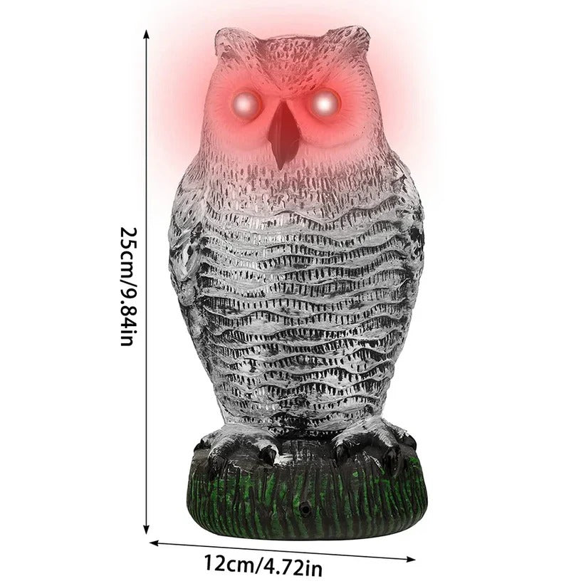 Lifelike Owl Decoy – Effective Bird Repellent