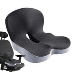 Orthopedic pillow for back support in the car and at the desk