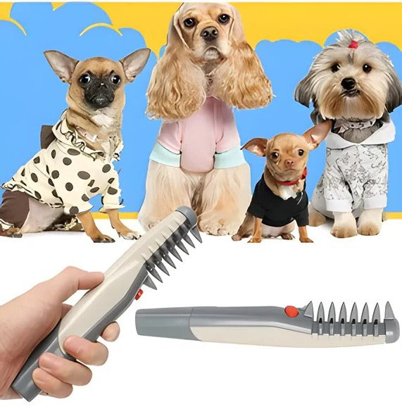Verfilzungsfreier Pflegekamm für Langhaarhunde