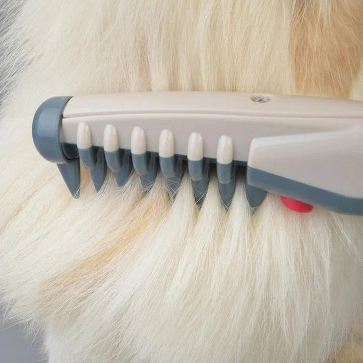 Verfilzungsfreier Pflegekamm für Langhaarhunde